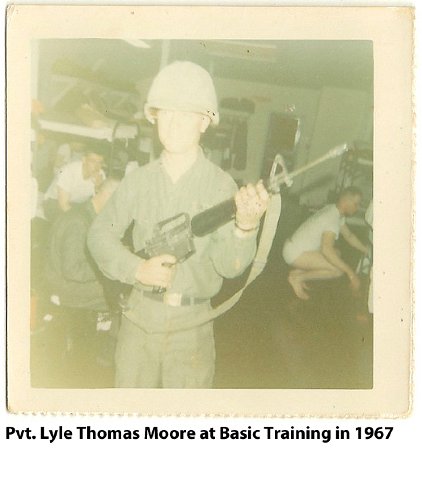 2-Pvt Lyle Thomas Moore at Basic Training in 1967